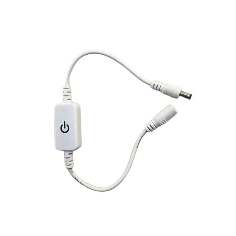 [CNTDIM-TAC-BL] GX- CONTROLADOR-12V-24V-3A-TIRA MONO TOUCH BLANCO