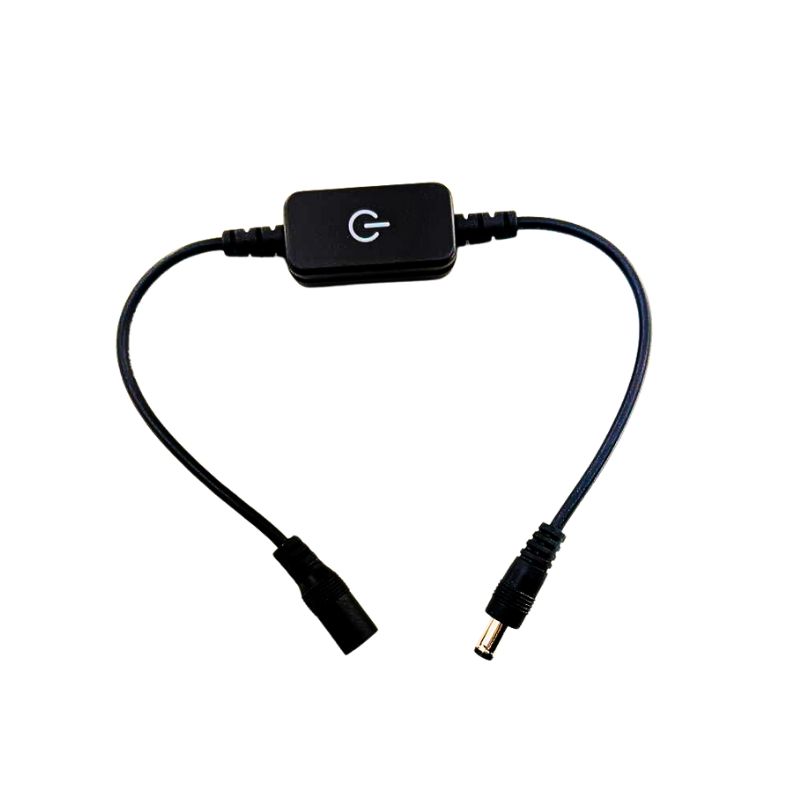 [CNTDIM-TAC-NG] GX- CONTROLADOR-12V-24V-3A-TIRA MONO TOUCHNEGRO
