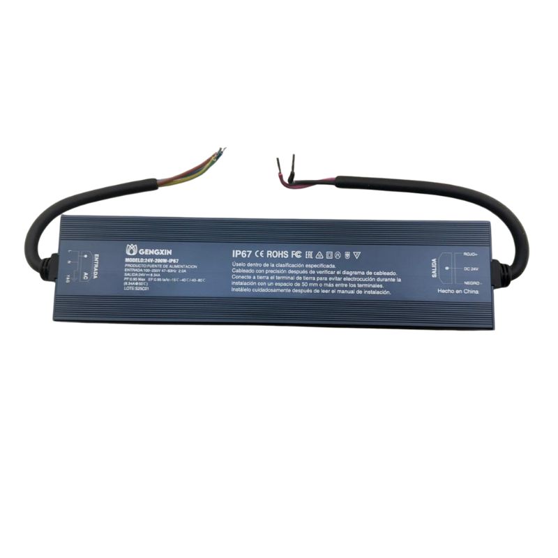 GX- FUENTE DE PODER EXTERIOR-24V-200W-IP67