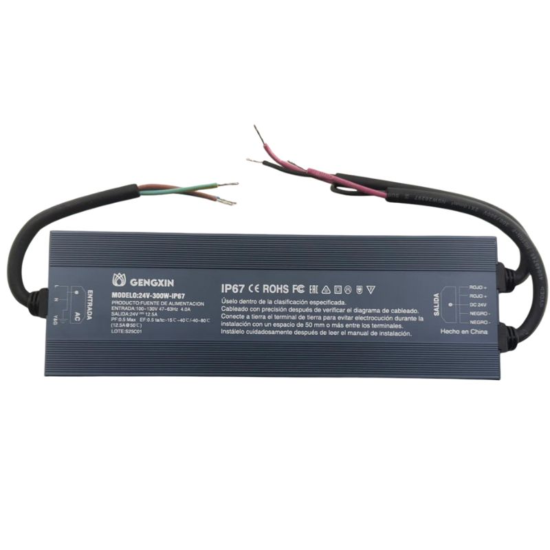 GX- FUENTE DE PODER EXTERIOR-24V-300W-IP67