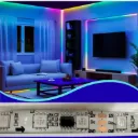 GX- TIRA LED RGB 60L/M 5M 5050 C/ REMOTO RAYO 12V