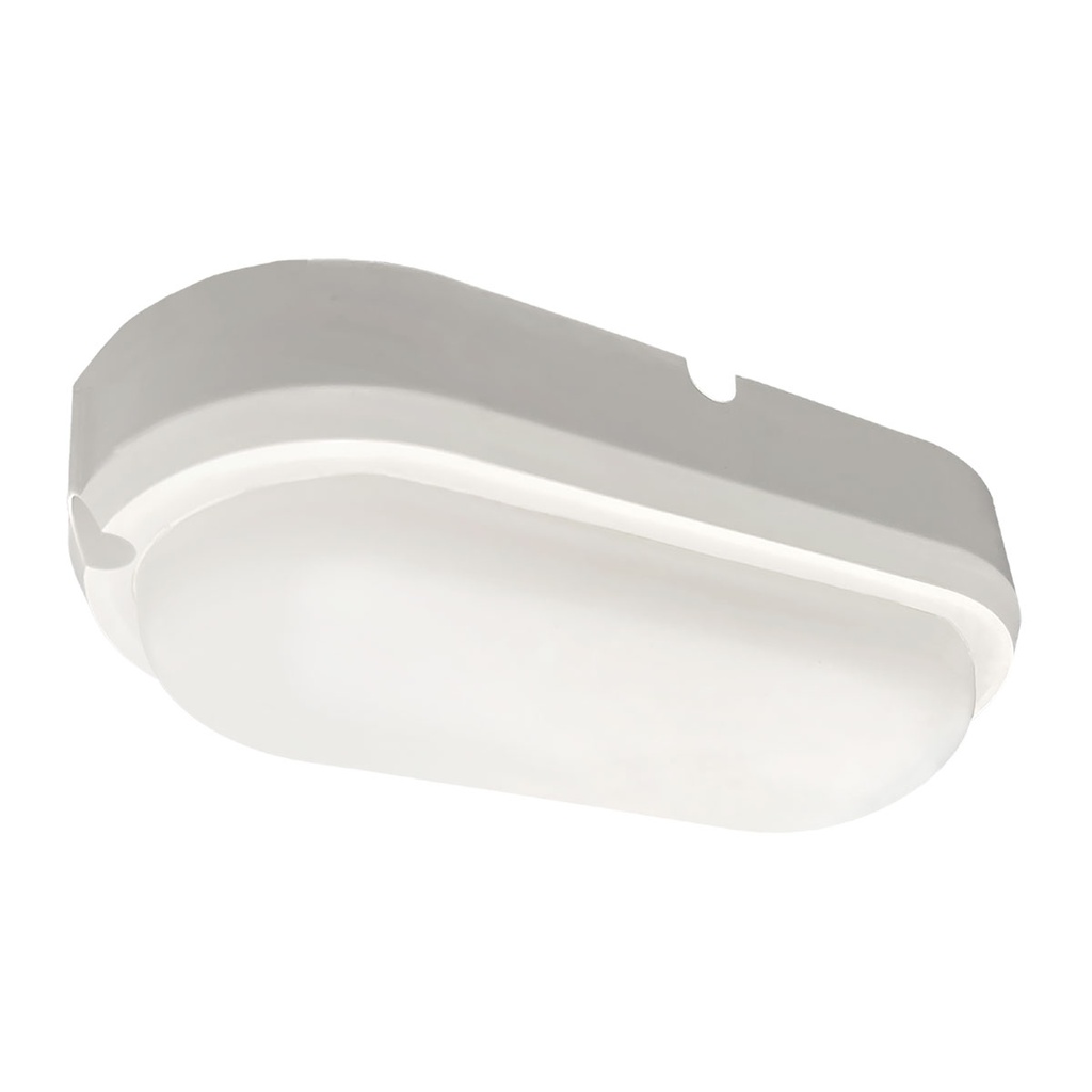 WIN – LUMINARIA LED NAUTICA PARED SOBREPONER 18W 90-260VCA POLICARBONATO EXTERIOR IP54 BLANCO CÁLIDO 3000K
