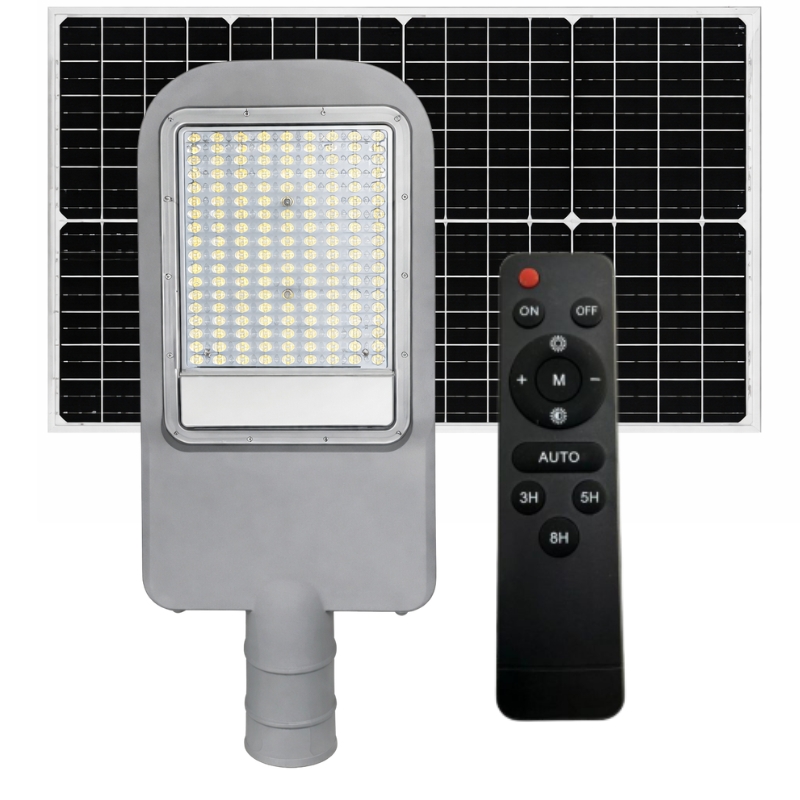 [LD-17V-0050-01A] ILV- LAMPARA SUBURBANA SOLAR CON BRAZO 50W
