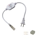 GX- CABLE DE PODER P/ MANGUERA LED 6mm 110V 5A C/ PIN Y TERMINADOR