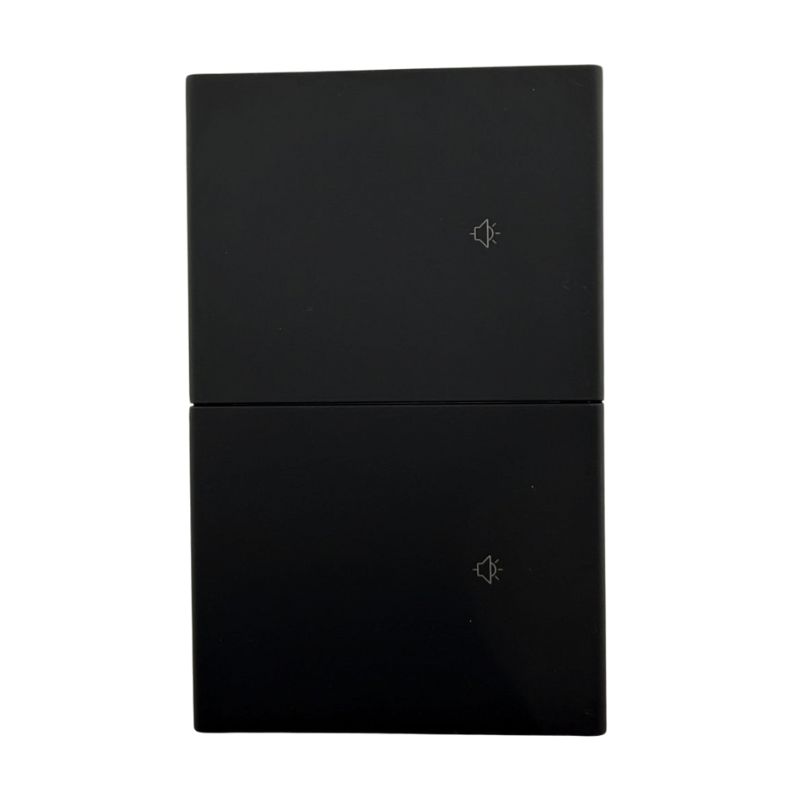 [APL-616] APL-616 PLACA LUXURY SMART WiFi BT APAGADOR DE 2 INTERRUPTORES NEGRO