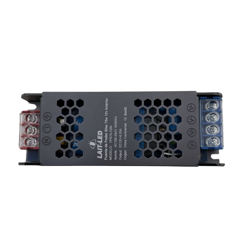 [FPS75-12IN] LAL-Fuente De Poder Slim 75W 12V Interior