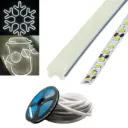 5m Tira Neon 2da Generacion 12v 120l/m 6mm Blanca Fria Blanco Frío