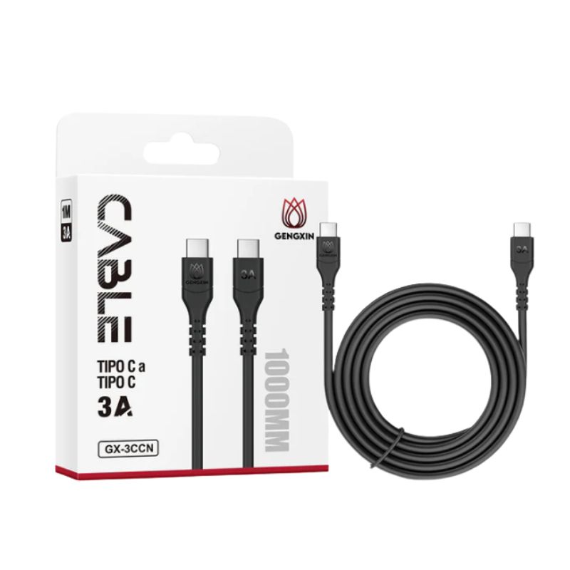 GX- CABLE TIPO C A TIPO C NEGRO