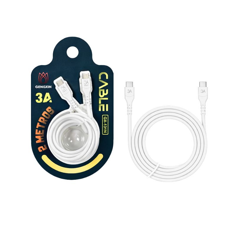 GX- CABLE TIPO C A TIPO C BLANCO 2M