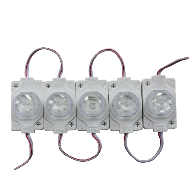 GX- 5pz MODULO SUPER LED CON OPTICA 1.4W BLANCO FRIO 12v
