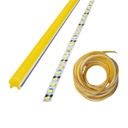 GX- 20m TIRA NEON 2da GEN 12V 120L/M 6MM AMARILLO DORADO