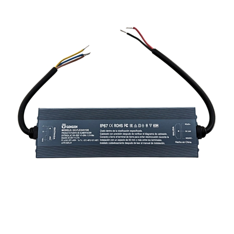 GX- FUENTE DE PODER EXTERIOR-24V-100W-IP67