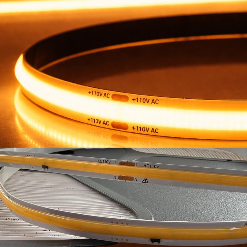 LAL- 10m TIRA LED COB CALIDA 110V 300p