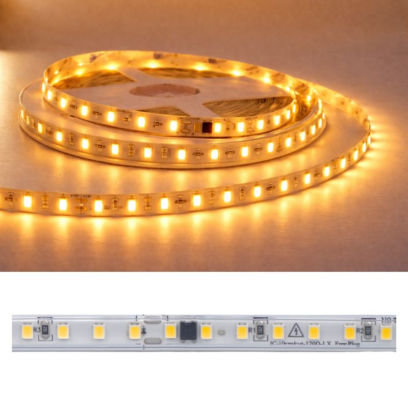[1400-TI120VMI01x2] LAL- 20m TIRA LED 110V BLANCO CALIDO