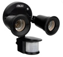 AKS- LUMINARIO NEGRO 300W CON SENSOR DE MOVIMIENTO