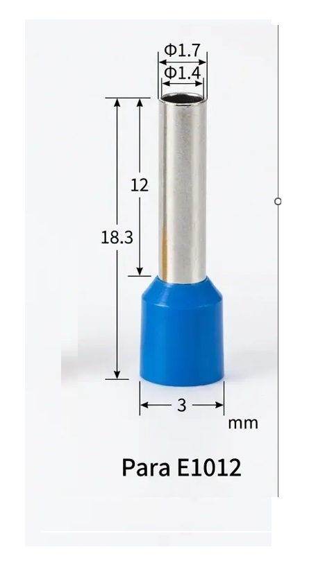 LAL- TERMINAL FERRULE PARA CABLE CALIBRE 18