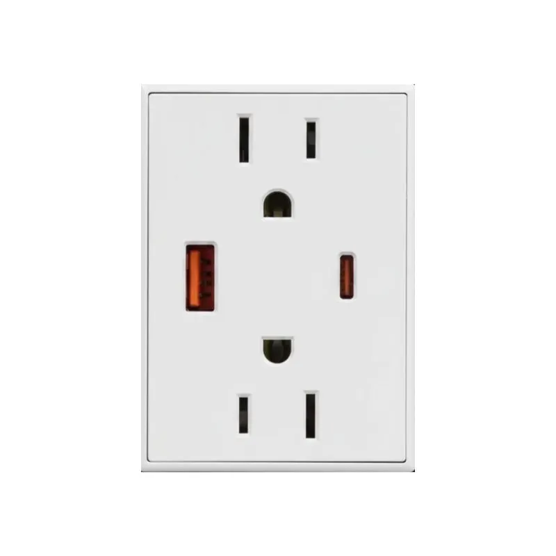 LCK- 1 TOMA USB Y 1 TOMA C FAST CHARGE Y CONTACTO DUPLEX