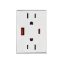 LCK- 1 TOMA USB Y 1 TOMA C FAST CHARGE Y CONTACTO DUPLEX
