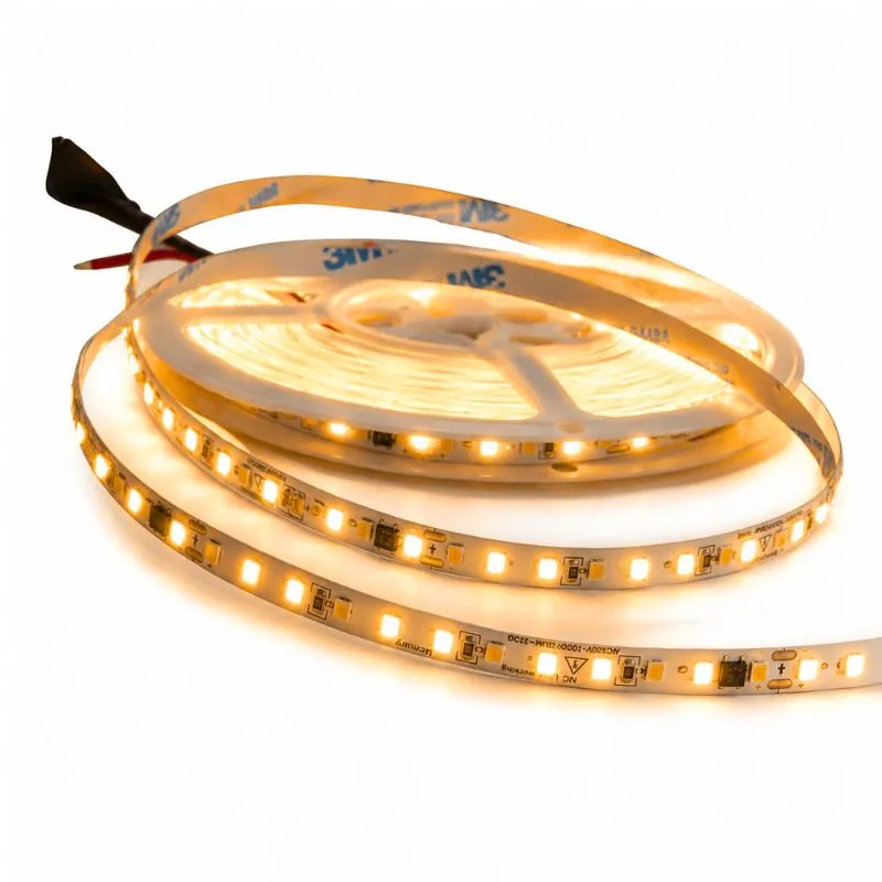 [1400-TI120VMI01] MER- 10M TIRA LED 120l/m IP20 LUZ CALIDA 120V