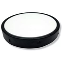 2pzs PANEL SOBREPONER REDONDO NEGRO 18W 3 TONOS