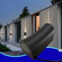 GEO- LUMINARIA PARED CILINDRO DOBLE EXT NEGRO
