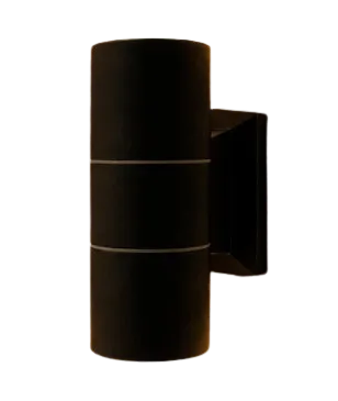 GEO- LUMINARIA PARED CILINDRO DOBLE NEGRO 2*GU10