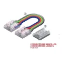 WIN- ACCESORIOS COPLE PARA TIRAS COB 8MM PIXEL RAYO INCLUYE 4pzas