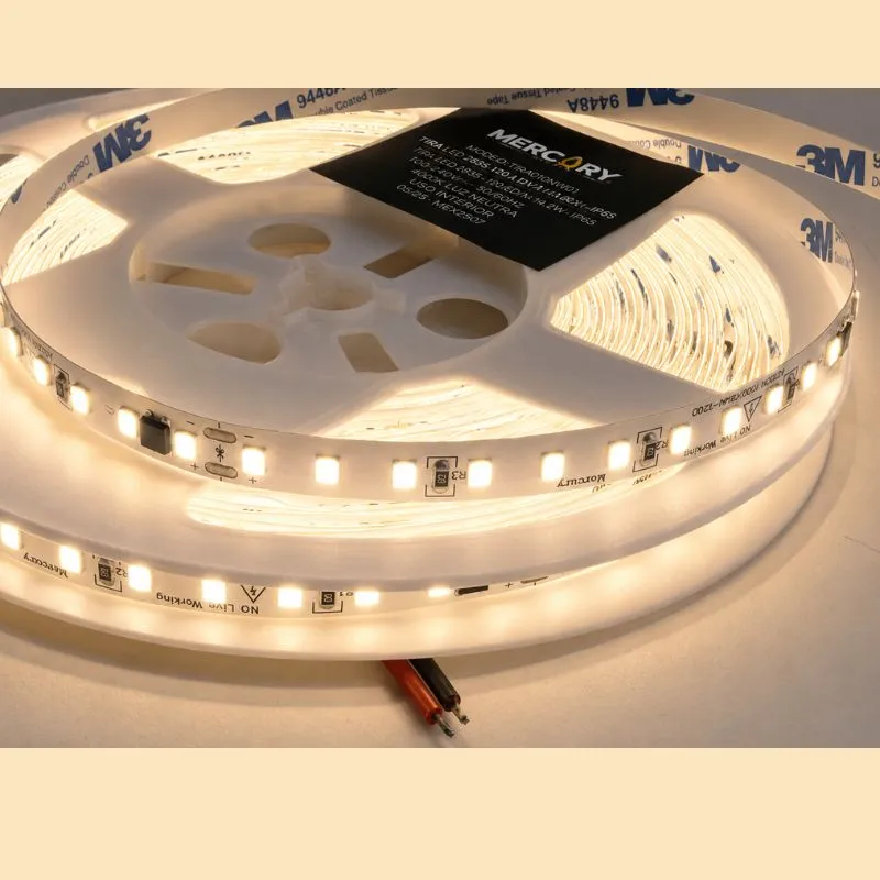 [1401-TI120VMI01] MER- 10M TIRA LED 120l/m IP20 LUZ NEUTRA 120V