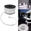 10m TIRA LED NEON ULTRAFINA BLANCO FRIO 120V con CLAVIJA