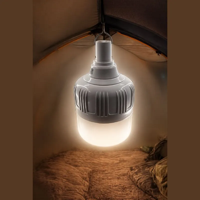 [1220-LA050MET03] MER-  FOCO LED 50W DE EMERGENCIA LUZ BLANCA RECARGABLE USB