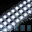 GX- 10pz MÓDULO LED C/ LUPA 110v LUZ BLANCO FRIO CRISTAL