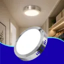 GEO- LED REDONDO 12W SOBREPONER LUZ FRIA SATIN