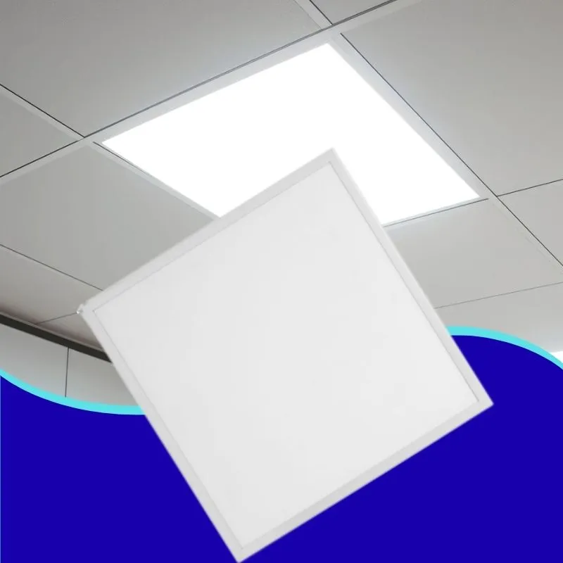 MER- PANEL LED 60x60 48W, LUZ BLANCO FRIO MARCO BLANCO