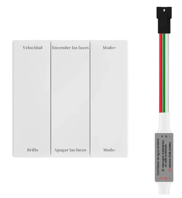 GX- CONTROLADOR DE TIRA LED CAMINATA PARED TOUCH 5-24V UNICOLOR