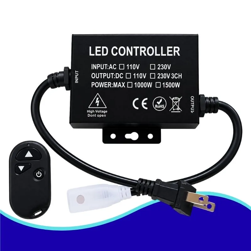 WIN- ATENUADOR INALAMBRICO RF P/MANGUERA LED 1000W C/CONTROL REMOTO