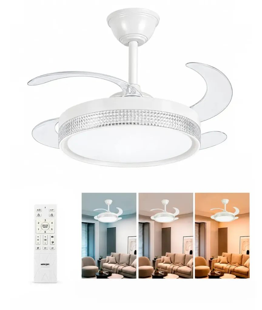 [MRX1427] MER- VENTILADOR 75W WHITE DIAMOND CCT